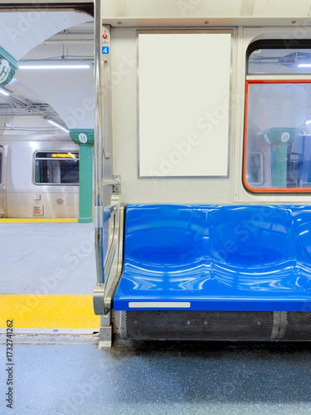 Obraz Empty subway seat