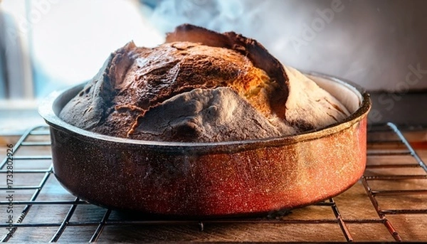 Obraz Homemade Dutch Oven Bread