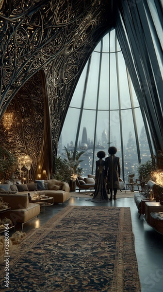 Obraz African-inspired Civilization 