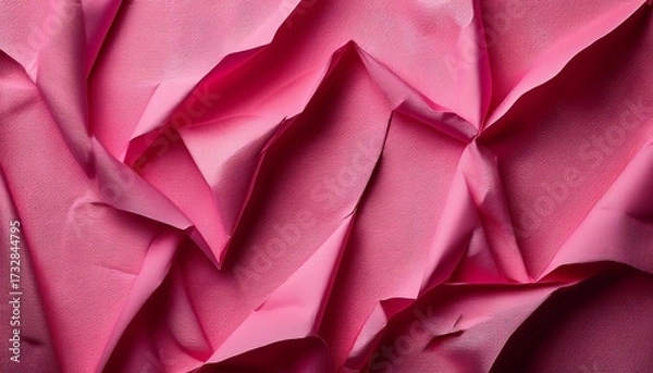 Obraz Texture Crumpled Pink Paper