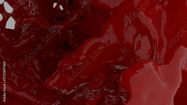 Fototapeta red paint background