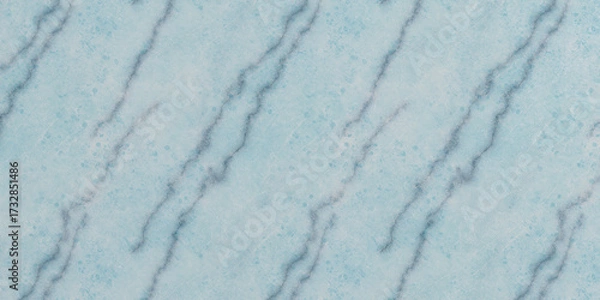 Fototapeta Light blue marble texture background with gray veins, seamless pattern elegant surface for interior design, architecture, and decorative projects, creating a sophisticated and calming ambiance