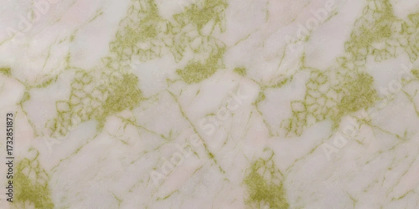 Fototapeta Delicate green veined marble texture background with subtle patterns, creating a soft and elegant surface for design and decoration, ideal for interiors
