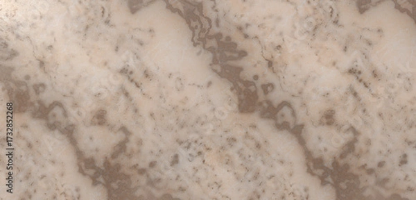 Fototapeta Seamless pattern of light brown marble texture with natural veins and swirls, creating a luxurious and elegant surface for backgrounds and designs