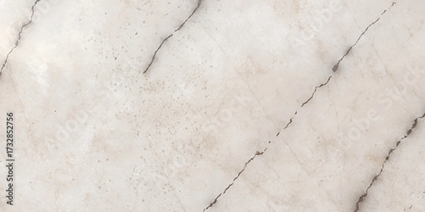Fototapeta Elegant white marble texture with subtle gray veins, creating a sophisticated and natural stone pattern perfect for backgrounds and design elements