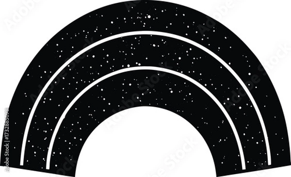 Obraz Abstract minimalist void background, copy space design element. isolated on transparent background