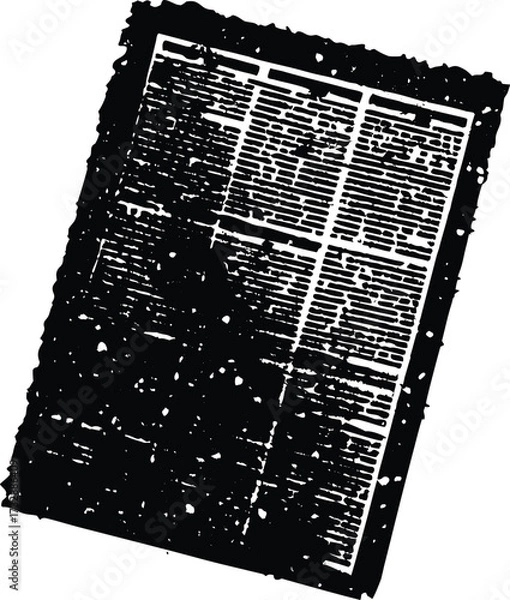 Obraz Abstract solid black background with copy space, full frame image isolated on transparent background