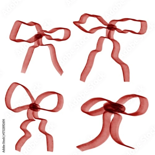 Obraz seamless cute pattern with bows