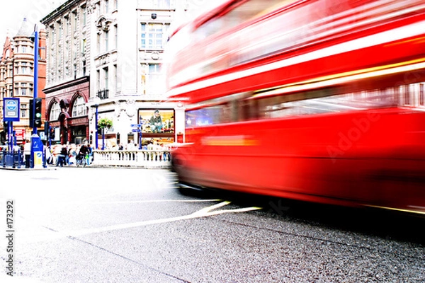 Obraz red bus london