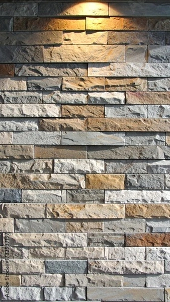 Obraz Stone wall with light highlighting (1)