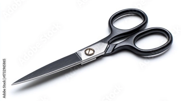 Obraz Black scissors isolated