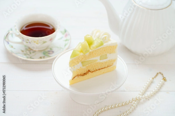 Obraz メロンのショートケーキ