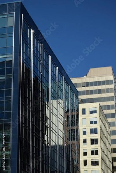 Obraz Reflections on tall buildings  