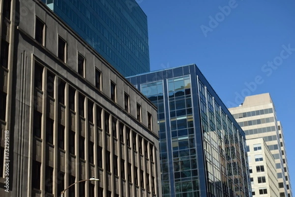 Obraz Reflections on tall buildings  