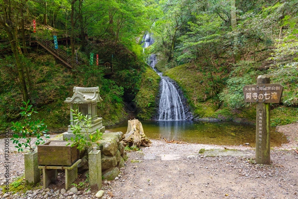 Fototapeta 阿寺の七滝（愛知県新城市）