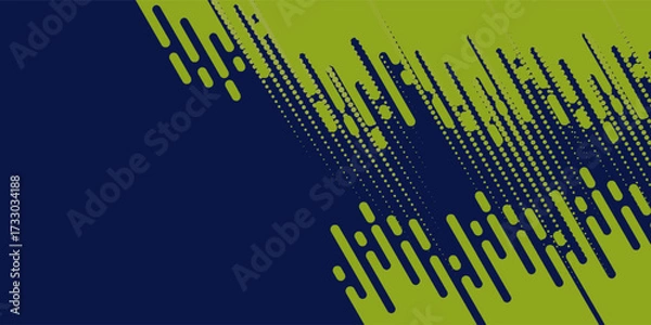 Fototapeta Yellow halftone on blue background. Vector dotted sparkles or halftone shine pattern texture Pop Art Style Background. dot