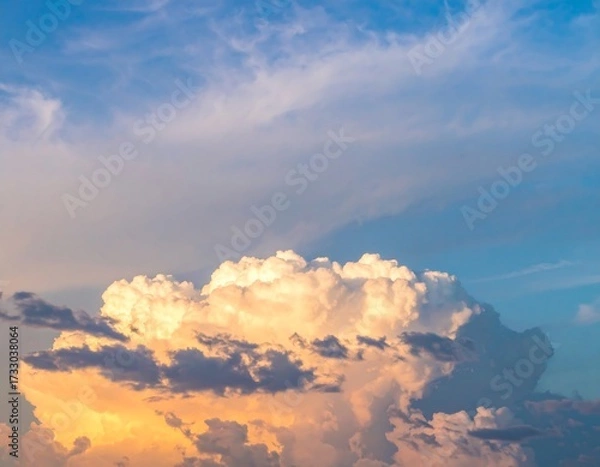 Obraz Stunning sunset cloudscape