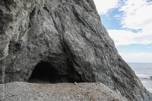 Obraz 海岸の洞穴