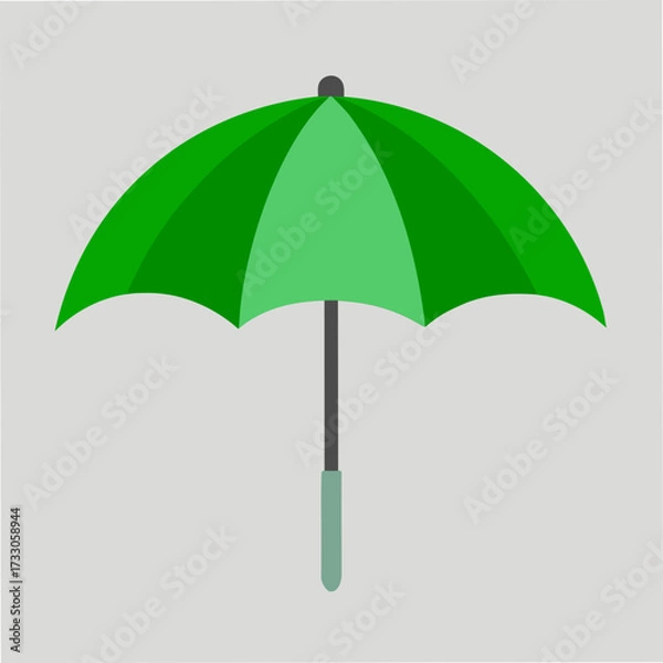 Fototapeta vector illustration of colorful umbrella