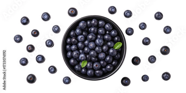 Fototapeta "Fresh Ripe Acai Berries in Bowl on Transparent Background"
"High-Resolution Acai Berry Bowl with Glossy Purple Fruit"