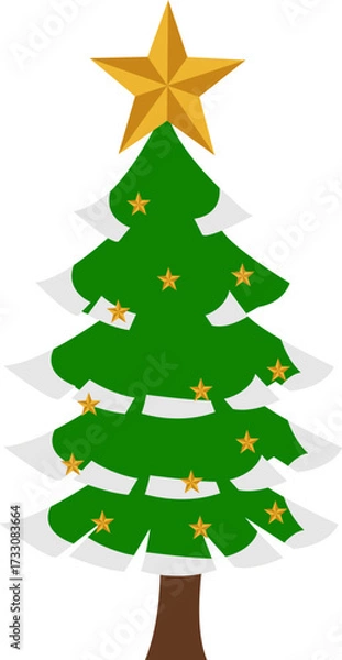 Fototapeta Christmas Tree Icon