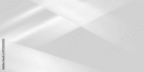 Fototapeta Diagonal grey gradient lines background. Abstract white and grey on light silver background. Silver stripes wallpaper. Design for poster, banner, flyer, brochure, presentation