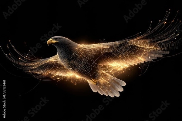 Fototapeta Exploring the Impact of Generative AI: Soaring to New Heights in Business Optimization and Creativity