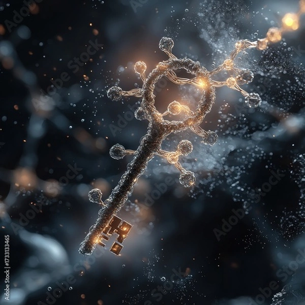 Fototapeta Unlocking the Future of Drug Discovery with AI and Biotech Innovations in Medicine