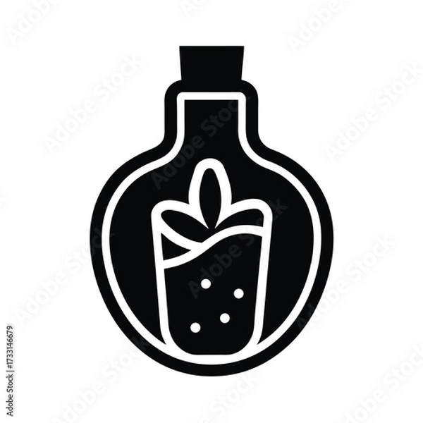 Fototapeta Ginger Infusion Icon Vector Illustration