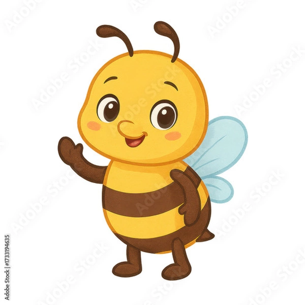 Obraz Cute Cartoon Bee