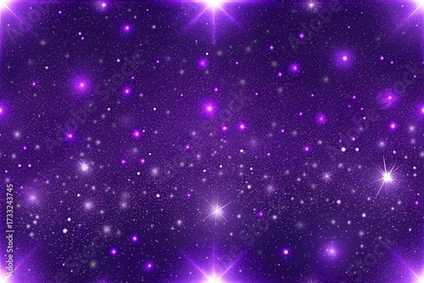 Fototapeta abstract blue background with stars