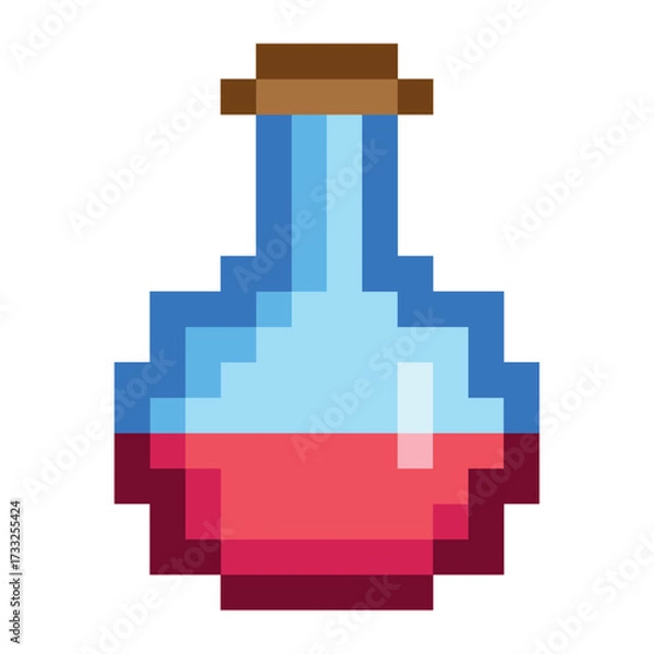 Fototapeta Pixel Potion Retro Icon
