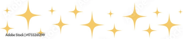 Obraz キラキラのライン　ベクターイラスト素材