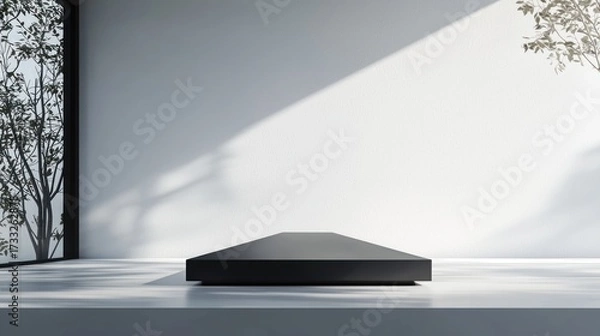 Fototapeta Modern minimalist display platform