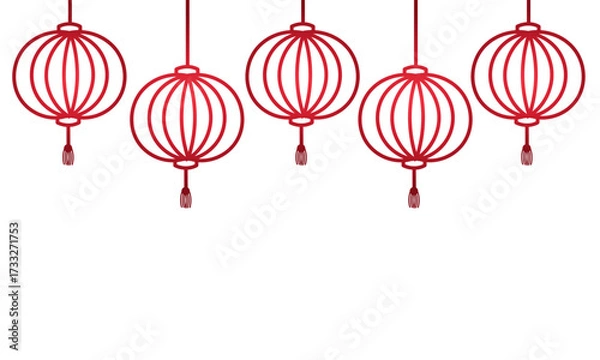 Fototapeta background with chinese new year theme