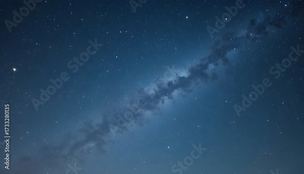 Fototapeta Simple Beautiful Starry Sky Night Background for Dreamy Cosmic and Celestial Design Projects
