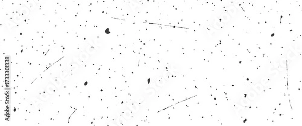 Fototapeta Speckled gritty background. Seamless grunge speckle texture. Splattered particles, splashes, drops wallpaper. Vector illustration.