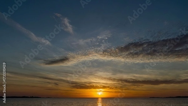 Obraz Sunset in the evening 