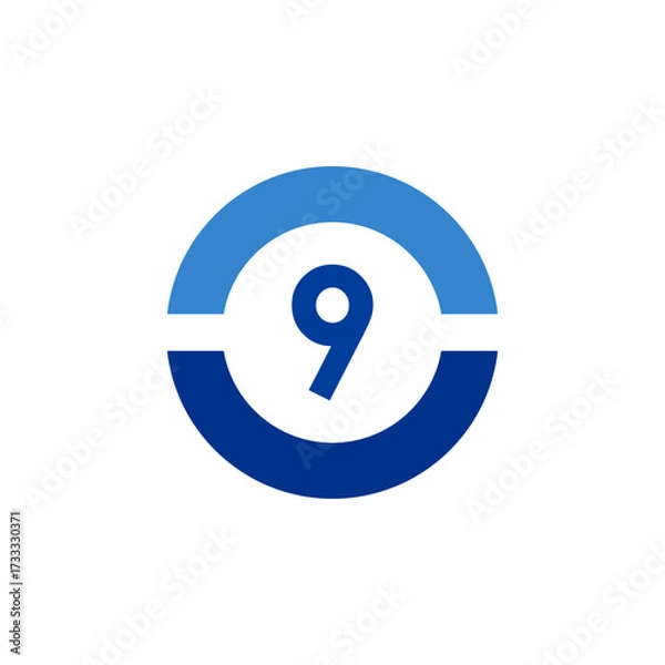 Fototapeta Number icon vector illustration. Infographic number icon vector. number icon vector