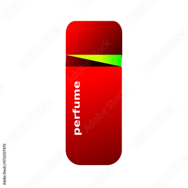 Obraz Minimalist Perfume Bottle Icon Vector