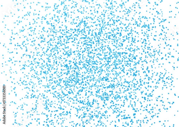 Fototapeta Blue small square dots abstract background