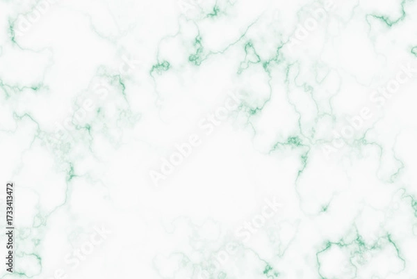Fototapeta Elegant white marble texture subtle green veins, a sophisticated natural stone pattern perfect for luxury backgrounds design