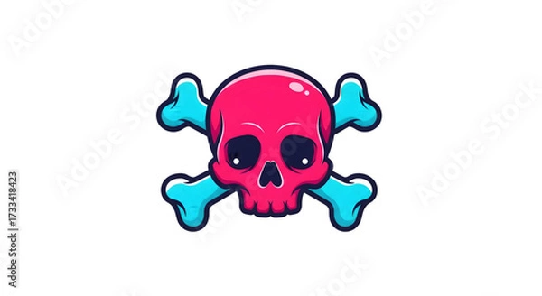 Obraz skull, illustration, death, vector