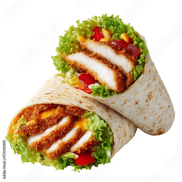 Obraz Crispy Chicken Wrap