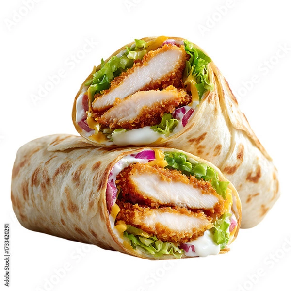 Obraz Crispy Chicken Wrap