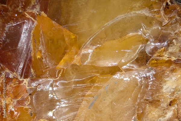 Obraz real amber mineral texture