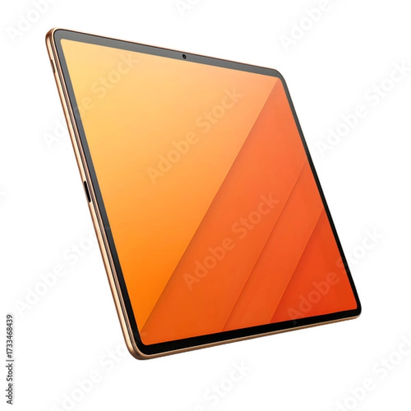 Fototapeta Premium smartphone isolated with sleek design and bright display