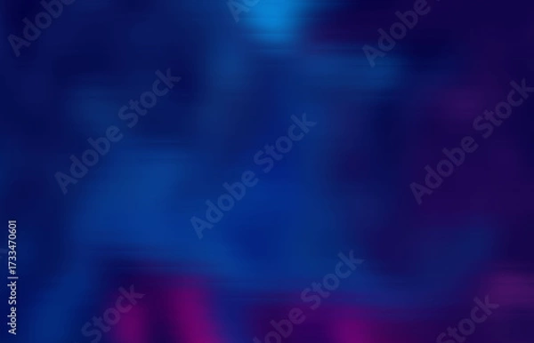 Obraz Deep blue and magenta blur gradient with soft abstract effect on dark background — futuristic neon glow design featuring smooth waves, dreamy motion, and layered light texture.
