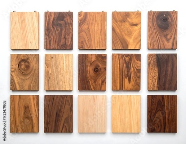 Obraz Wood samples arranged