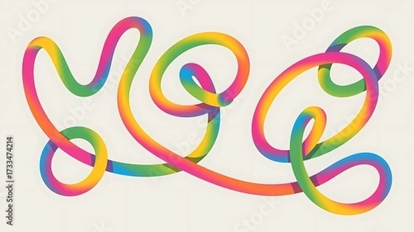 Obraz abstract background with circles